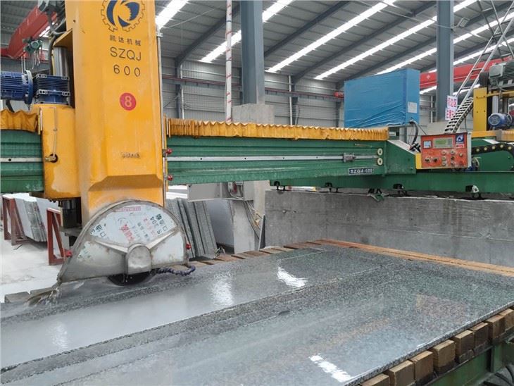 Stone Cutting Machinery in Action Stone Cutting Machinery in Action